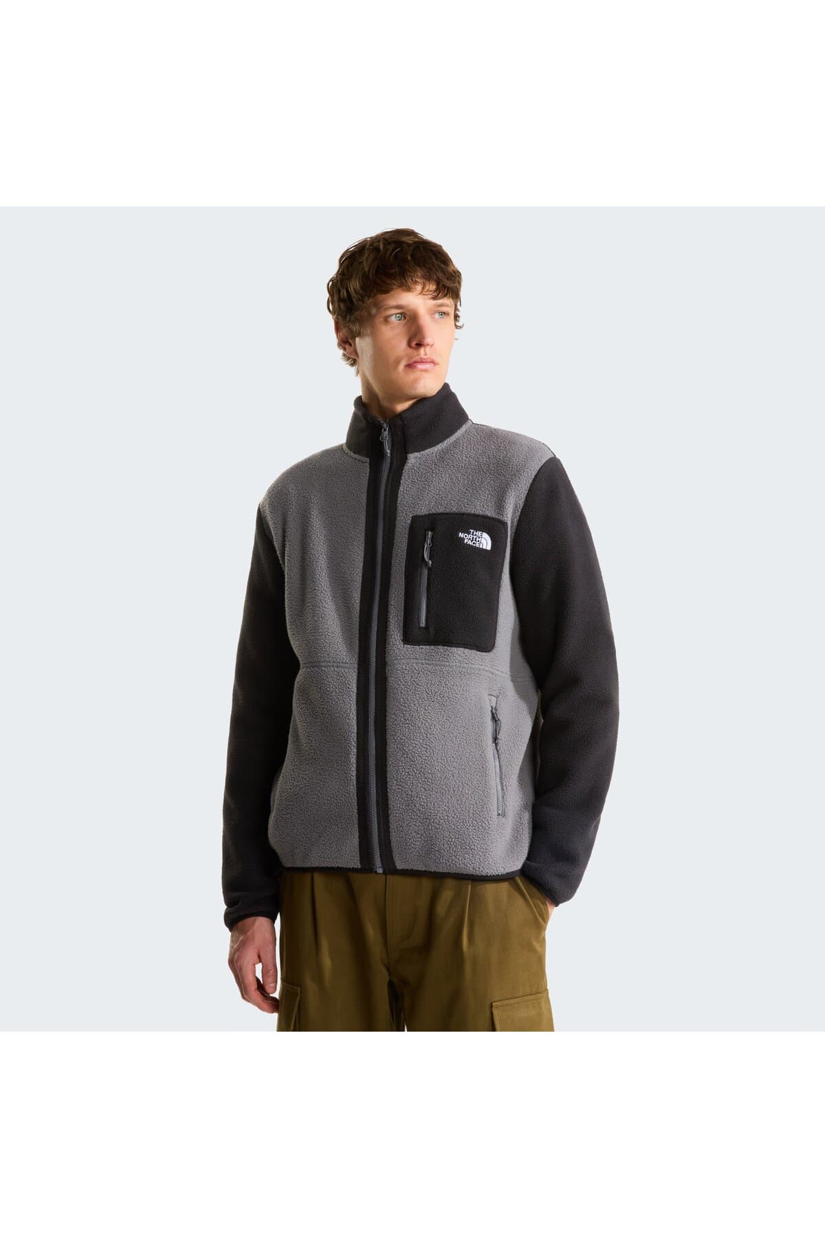 ژاکت مردانه The North Face فول زیپ دودی YUMIORI سایز M ژاکت مردانه The North Face فول زیپ دودی YUMIORI سایز M