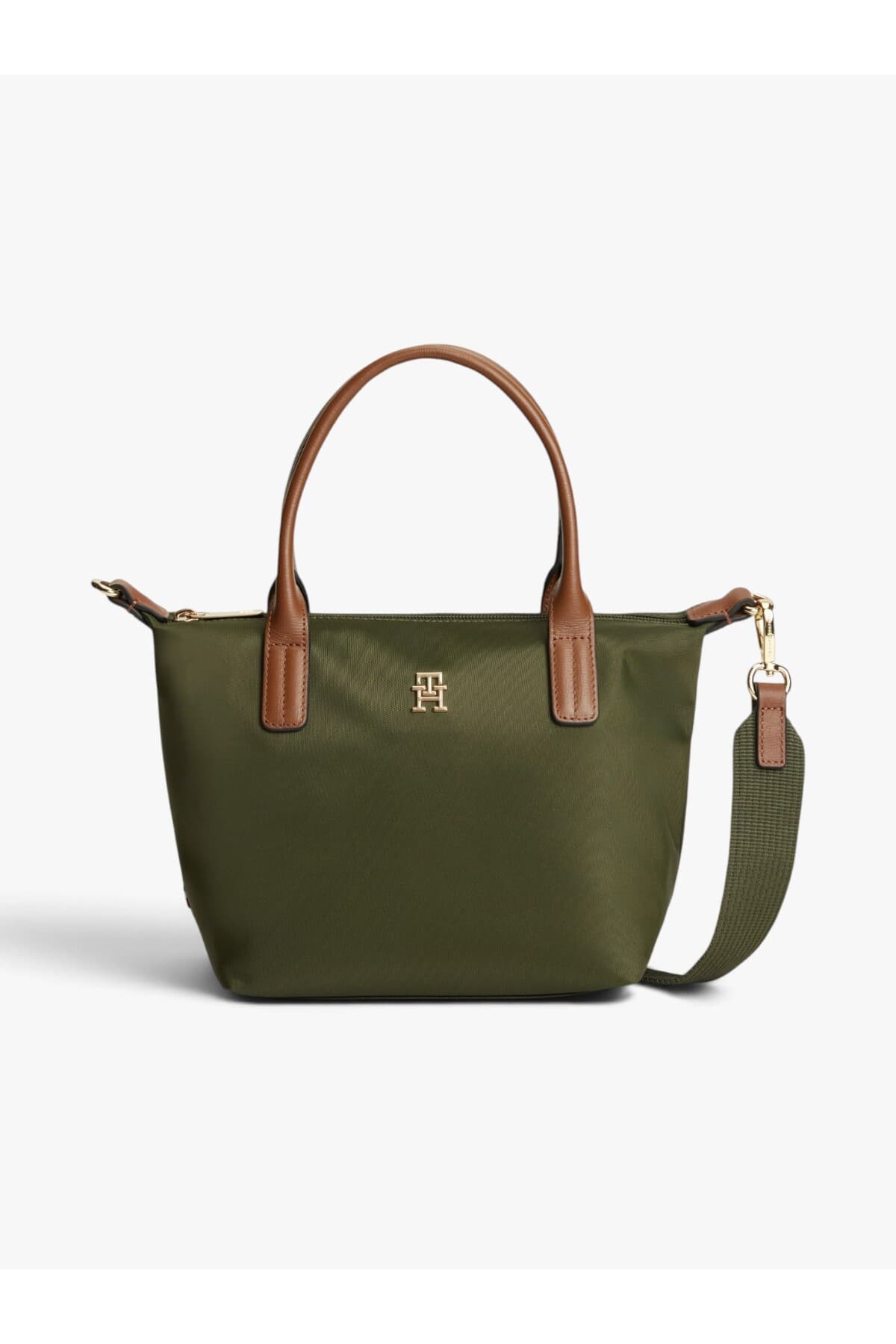 کیف دستی زنانه Tommy Hilfiger سبز POPETTE MINI TOTE مدل AW0AW17709 کیف دستی زنانه Tommy Hilfiger سبز POPETTE MINI TOTE مدل AW0AW17709