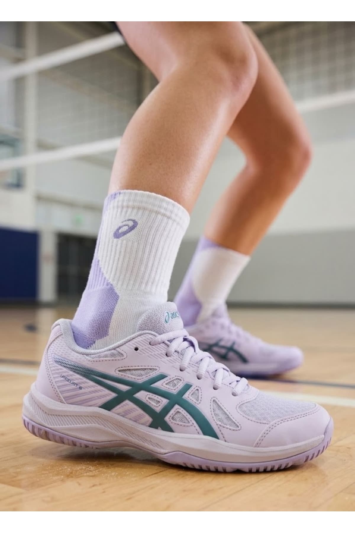 کفش دویدن، پیادهروی و والیبال Asics Upcort بنفش کفش دویدن، پیادهروی و والیبال Asics Upcort بنفش