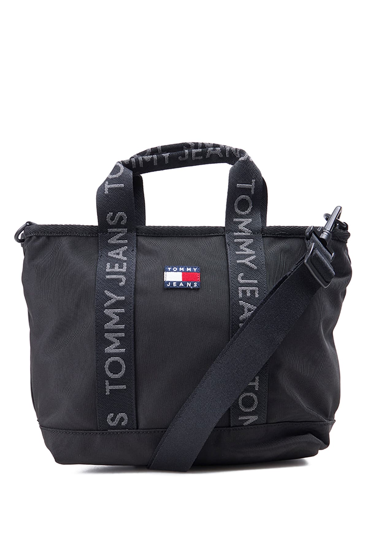 کیف دوشی زنانه Tommy Hilfiger مشکی مدل TJW DAILY MINI TOTE کیف دوشی زنانه Tommy Hilfiger مشکی مدل TJW DAILY MINI TOTE