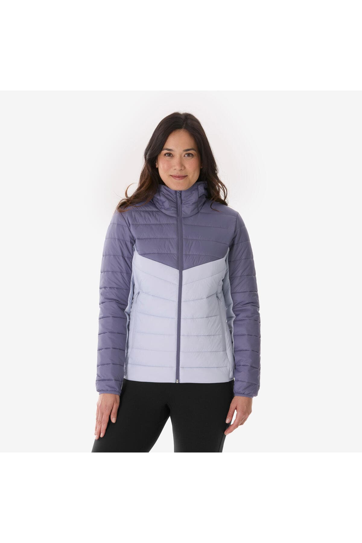 کاپشن بادی زنانه Decathlon Quechua اوتدور بنفش مدل MH500 -6° کاپشن بادی زنانه Decathlon Quechua اوتدور بنفش مدل MH500 -6°