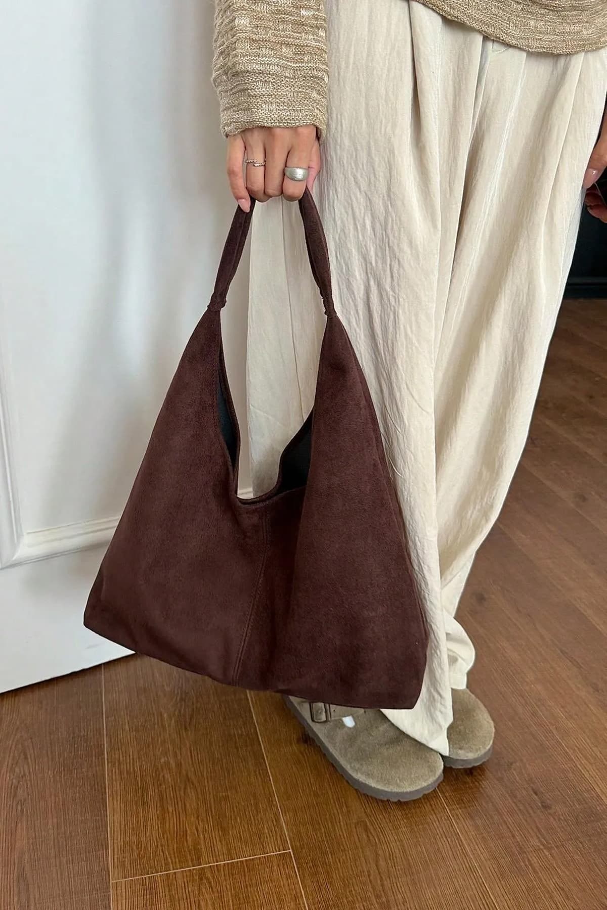 کیف شاپر Housebags جیر قهوهای بافتدار وینتیج مدل 284 کیف شاپر Housebags جیر قهوهای بافتدار وینتیج مدل 284
