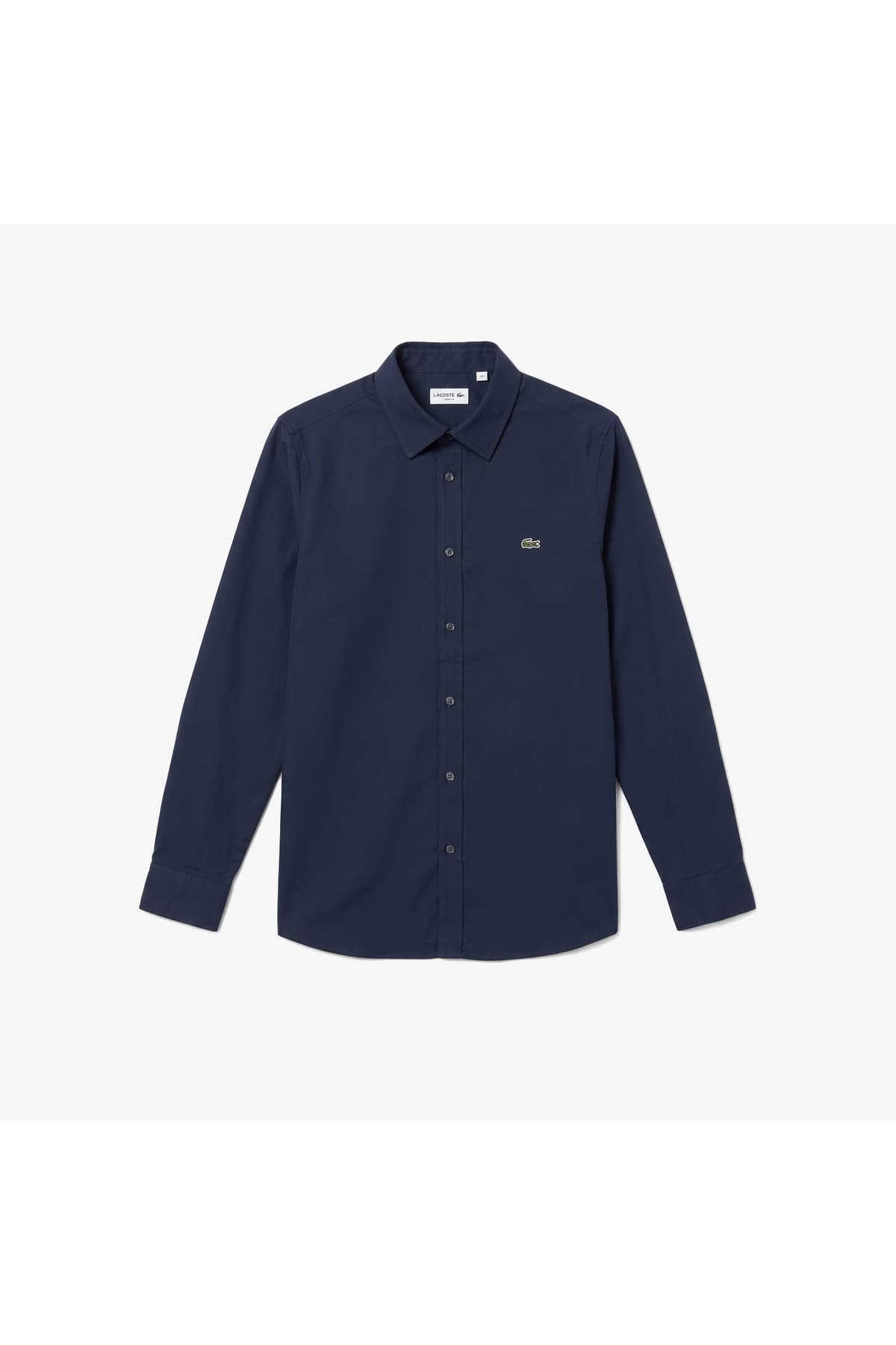 پیراهن مردانه Lacoste فیت اسلیم سرمهای پیراهن مردانه Lacoste فیت اسلیم سرمهای