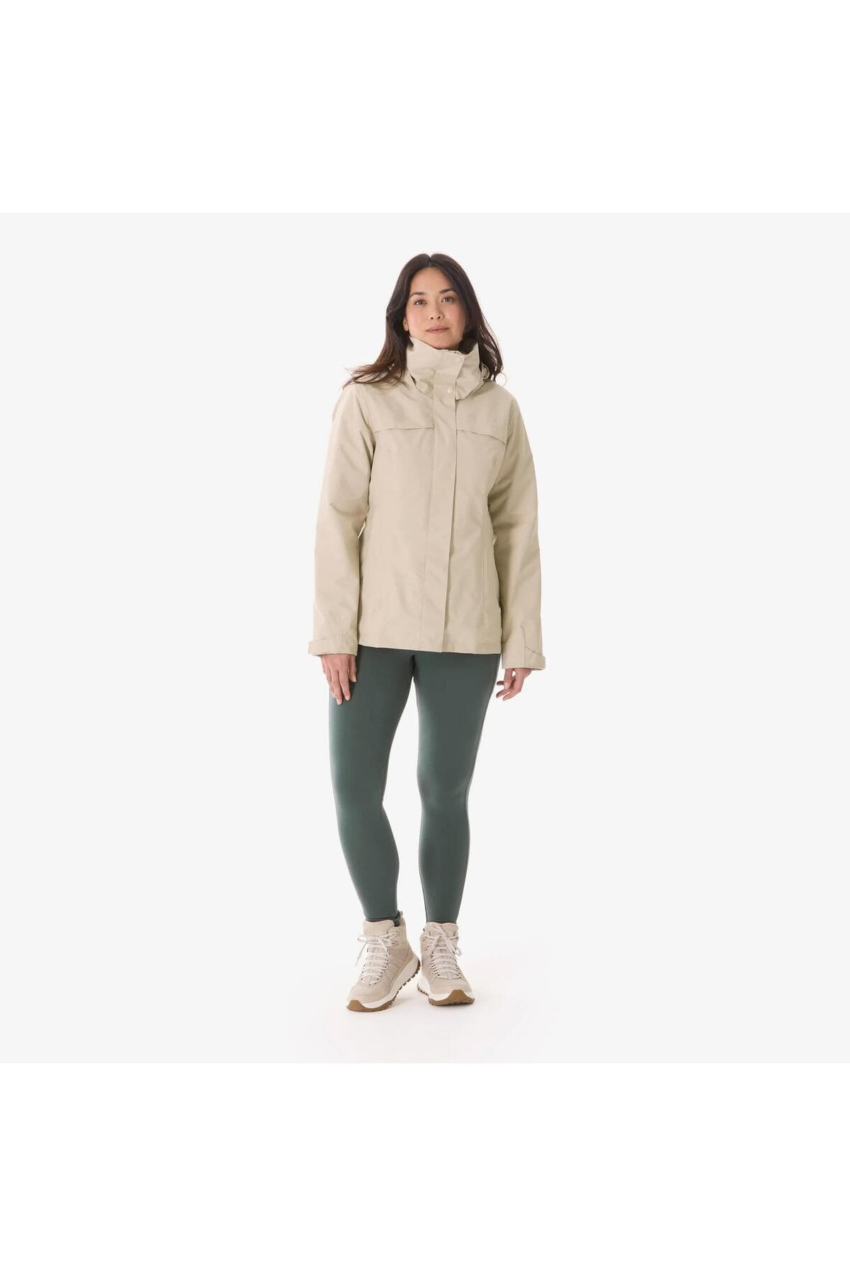 مونت برفی زنانه Decathlon Quechua 3 در 1 بژ مدل NH100 0 °C مونت برفی زنانه Decathlon Quechua 3 در 1 بژ مدل NH100 0 °C