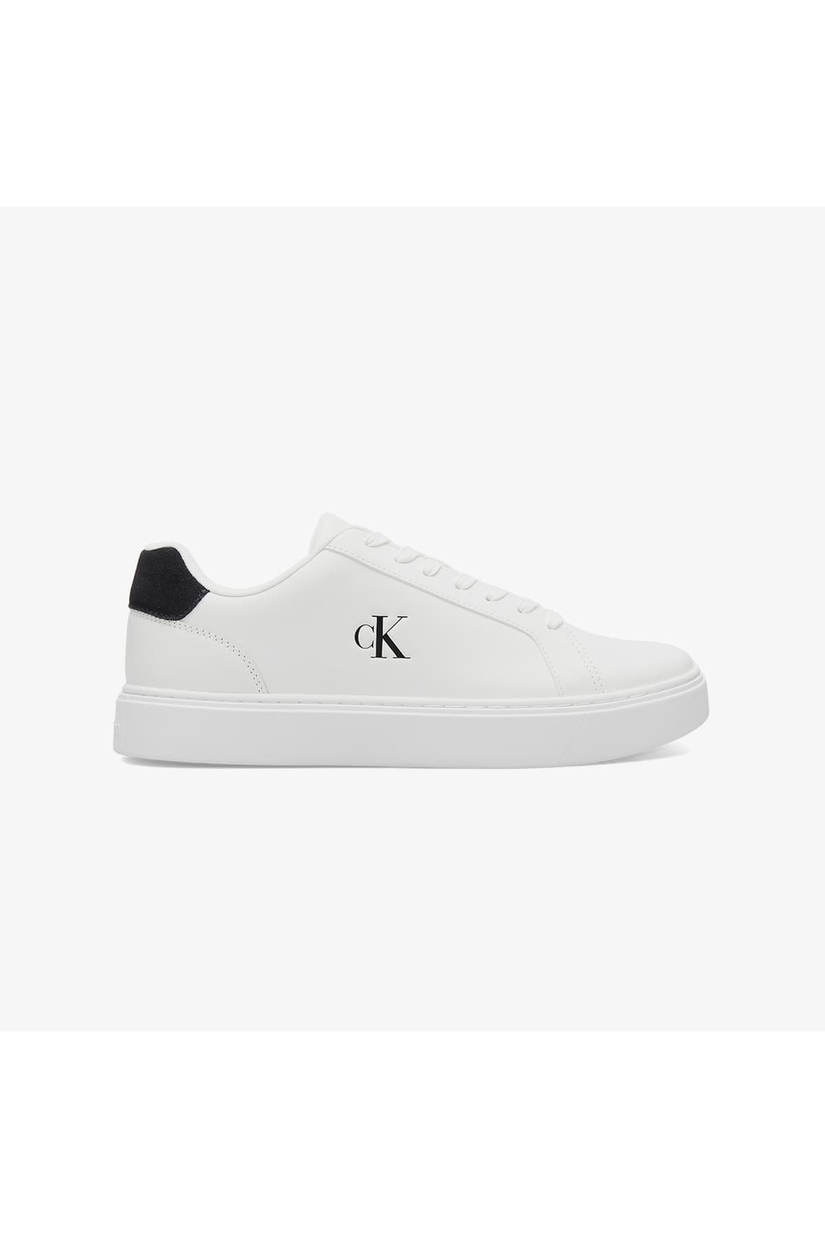 کفش اسنیکر مردانه Calvin Klein چرمی لوگودار مدل YM0YM0143501W کفش اسنیکر مردانه Calvin Klein چرمی لوگودار مدل YM0YM0143501W