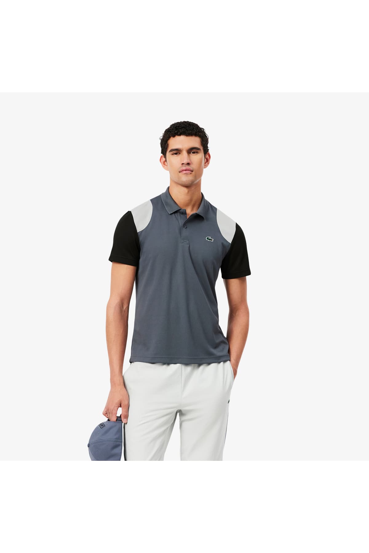 پولو مردانه Lacoste SPORT فیت معمولی رنگبلوک خاکستری پولو مردانه Lacoste SPORT فیت معمولی رنگبلوک خاکستری