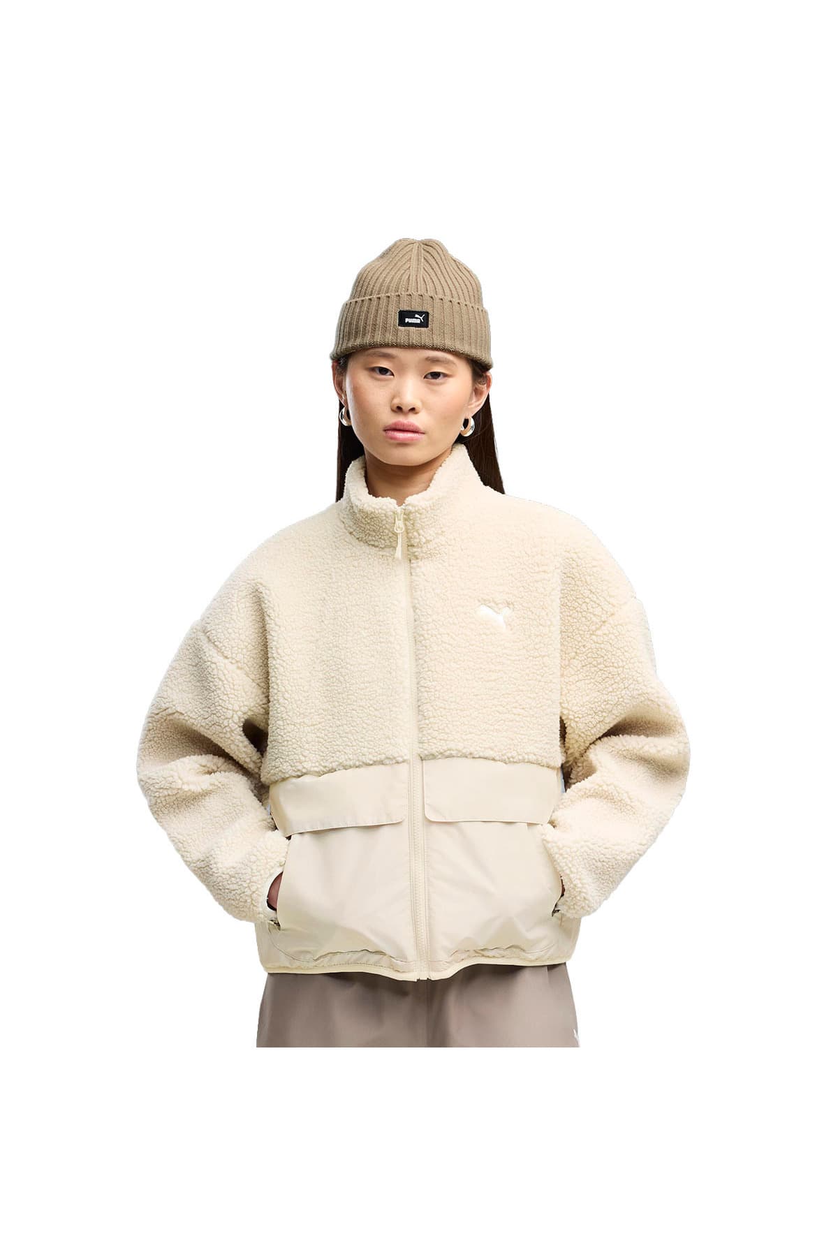 ژاکت زنانه بژ Puma مدل Re:Fibre Sherpa 69456787 ژاکت زنانه بژ Puma مدل Re:Fibre Sherpa 69456787