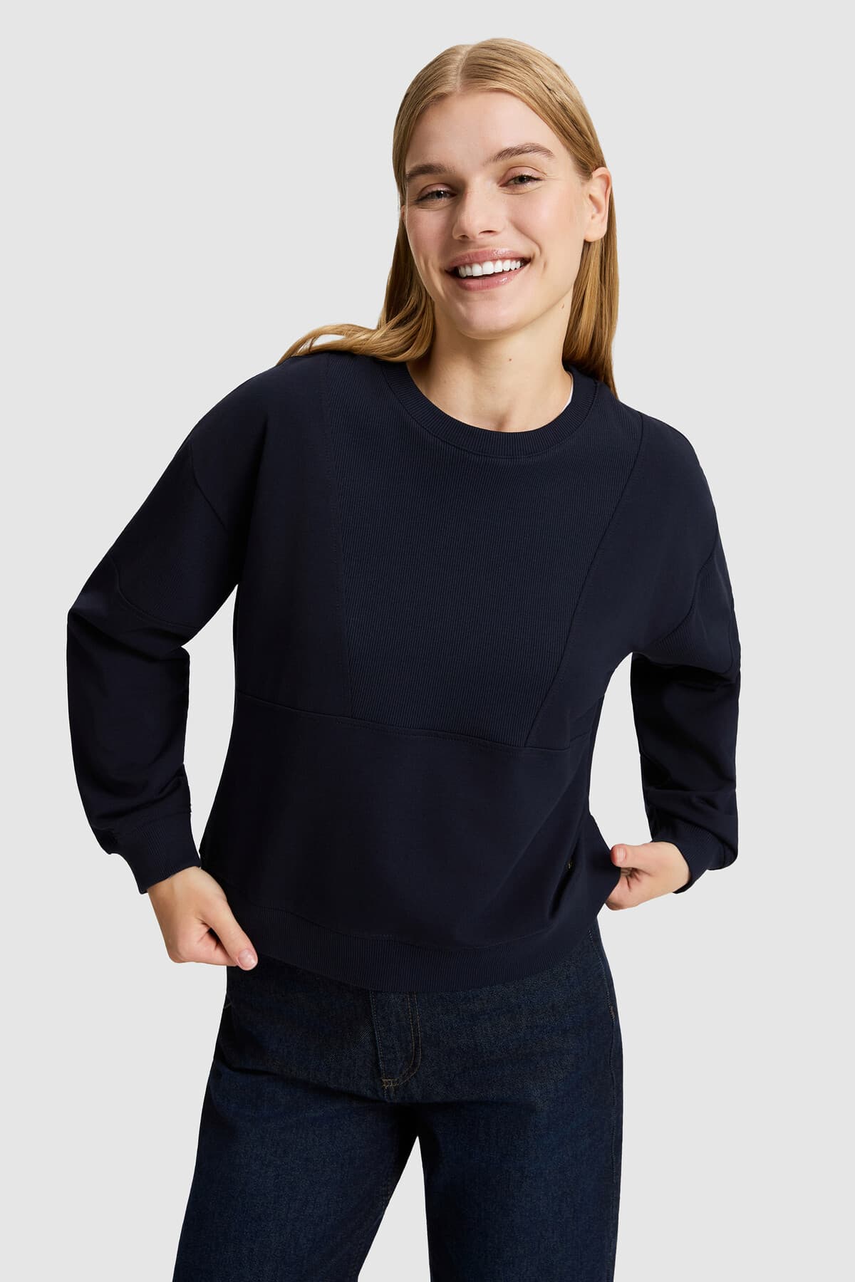 سوئیشرت زنانه U.S. Polo Assn. سرمهای مدل 50329004-VR033 سوئیشرت زنانه U.S. Polo Assn. سرمهای مدل 50329004-VR033