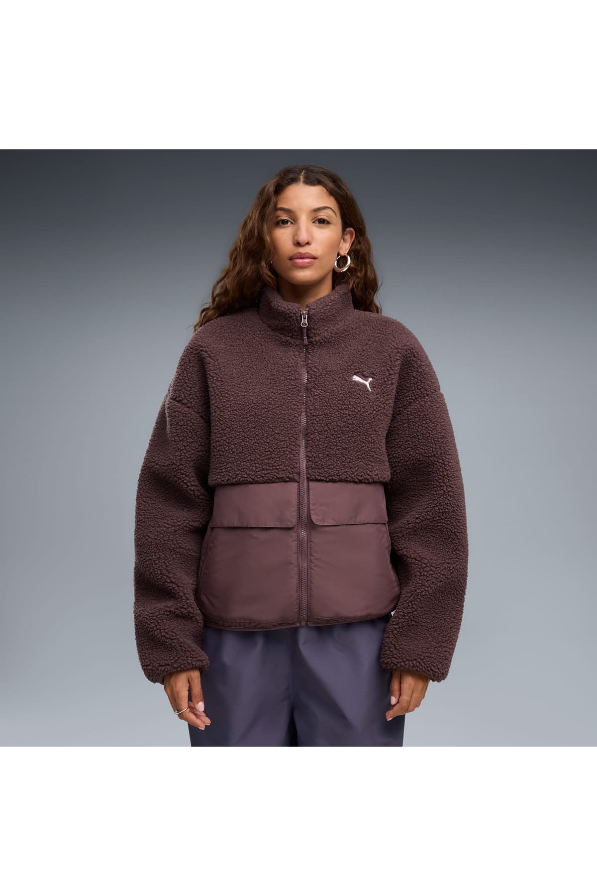 ژاکت پولار زنانه Puma Re قهوهای مدل 694567-91 ژاکت پولار زنانه Puma Re قهوهای مدل 694567-91
