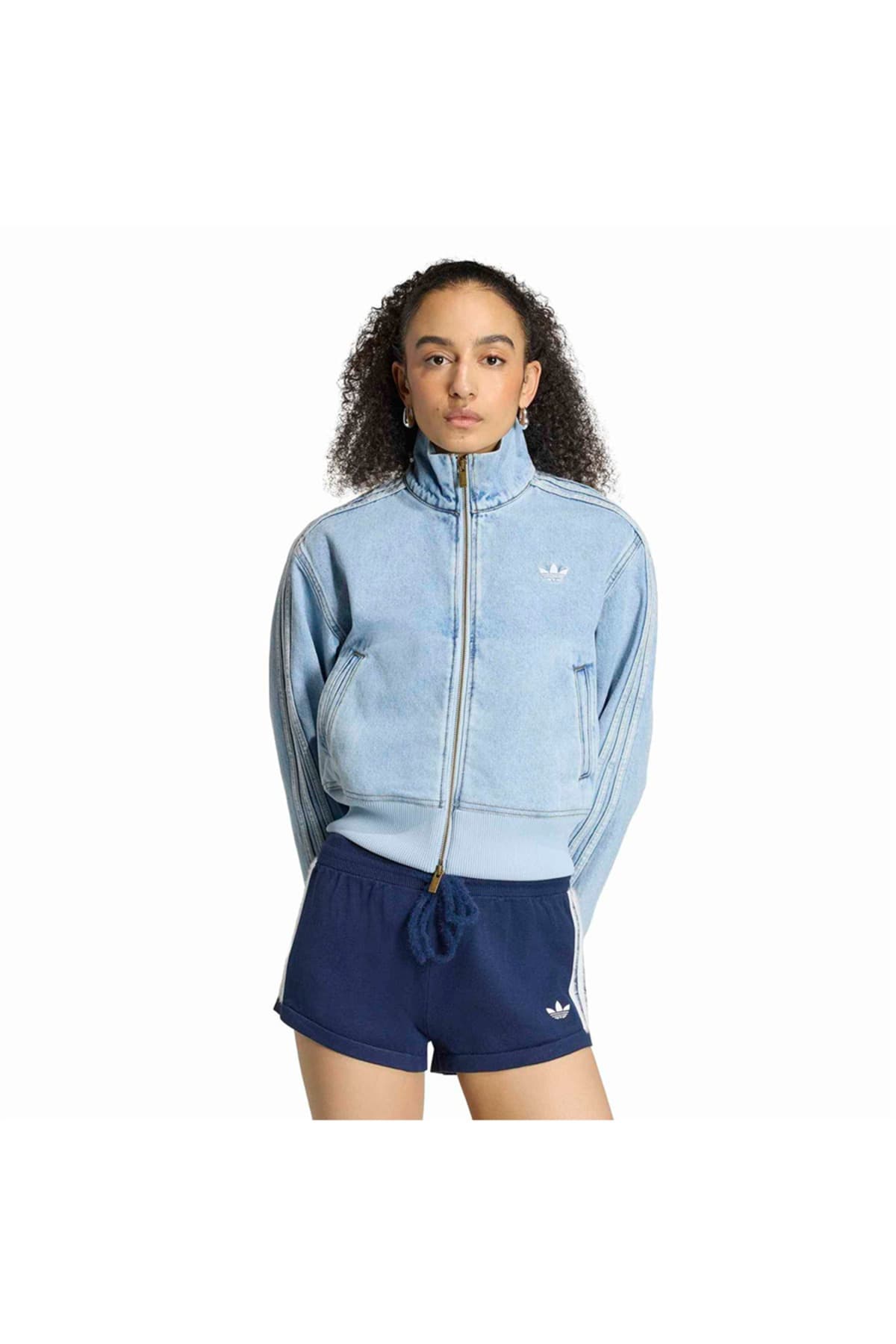 ژاکت زنانه adidas آبی روشن مدل KQ6492-K ژاکت زنانه adidas آبی روشن مدل KQ6492-K