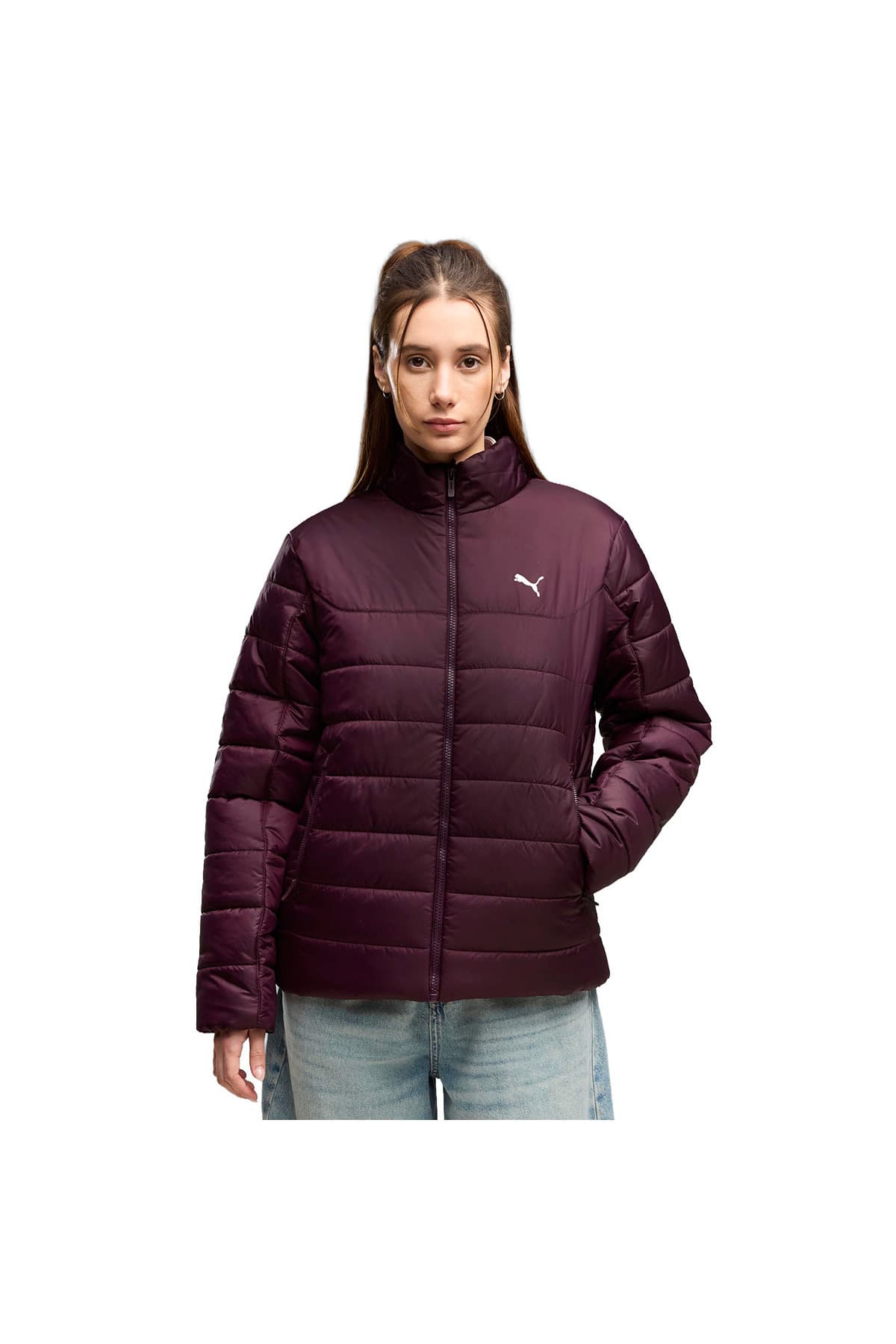 مونت زنانه Puma Essentials پَددار زرشکی روزمره مدل 68523024 مونت زنانه Puma Essentials پَددار زرشکی روزمره مدل 68523024