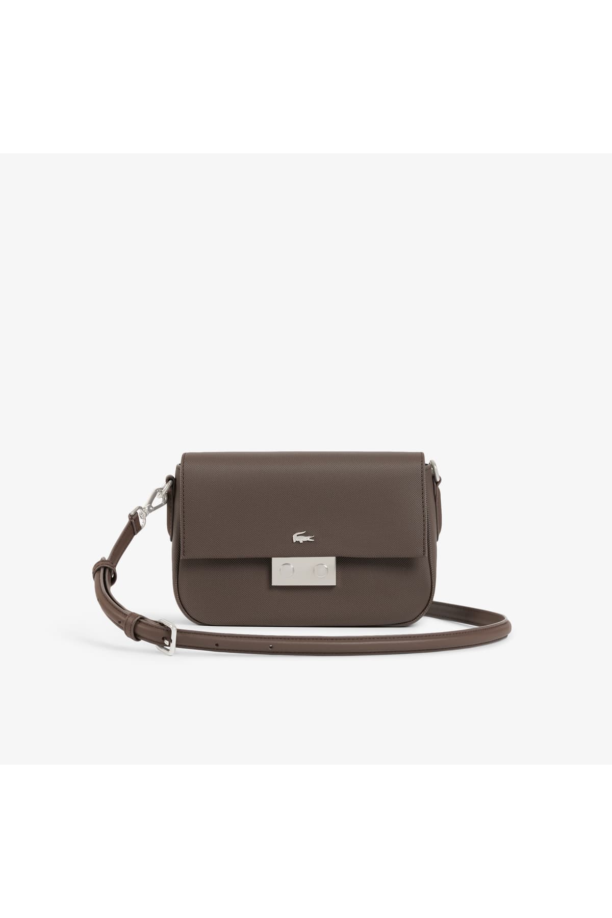 کیف دوشی زنانه Lacoste قهوهای Daily City کیف دوشی زنانه Lacoste قهوهای Daily City