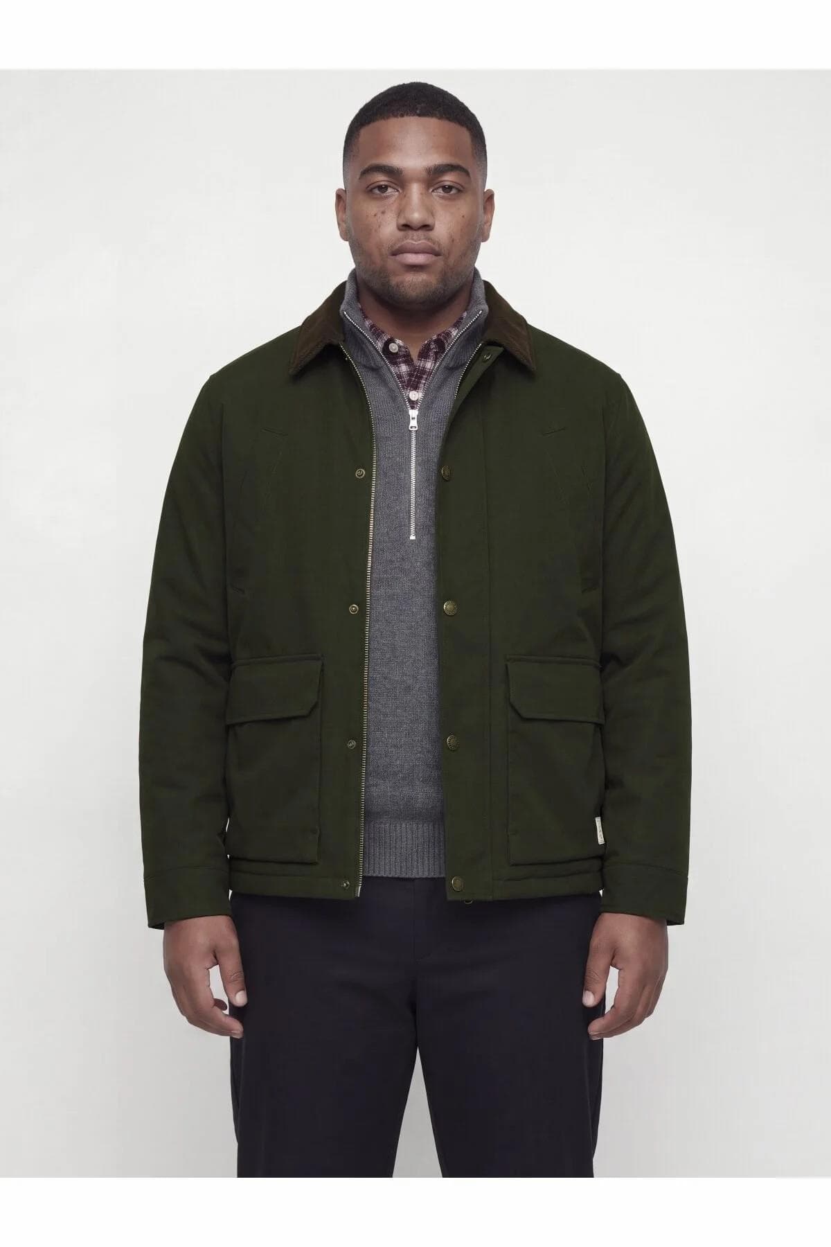 ژاکت مردانه Jack & Jones پَددار بزرگسایز مدل Norrebro 12307768 ژاکت مردانه Jack & Jones پَددار بزرگسایز مدل Norrebro 12307768
