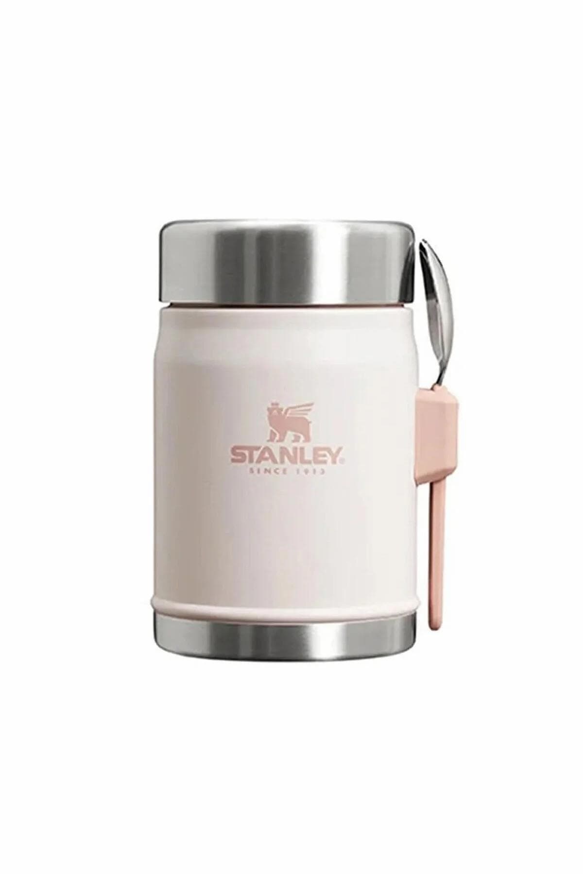 فلاسک غذای قاشقدار Stanley Classic The Legendary صورتی 0.4L/14Oz مدل 10-09382-106 فلاسک غذای قاشقدار Stanley Classic The Legendary صورتی 0.4L/14Oz مدل 10-09382-106