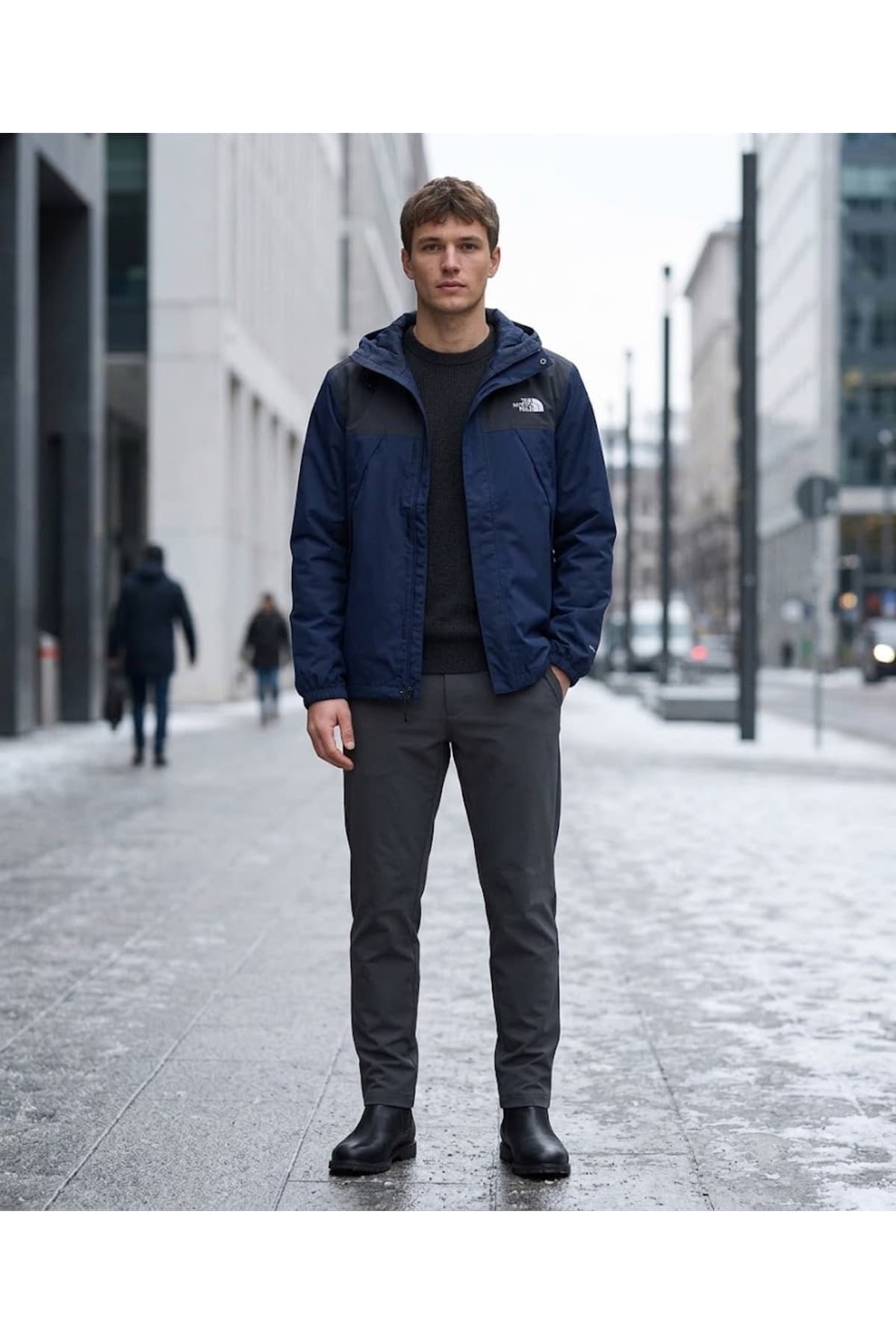 کاپشن مردانه The North Face اوتدور فناوری DryVent سرمهای مدل Antora کاپشن مردانه The North Face اوتدور فناوری DryVent سرمهای مدل Antora