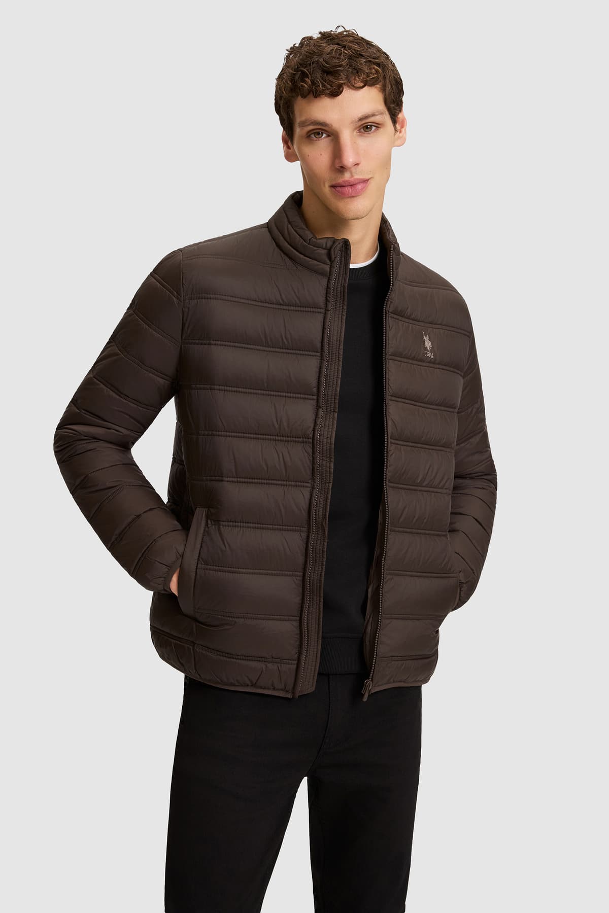 مونت مردانه U.S. Polo Assn. قهوهای تیره مدل 50328185-VR084 مونت مردانه U.S. Polo Assn. قهوهای تیره مدل 50328185-VR084
