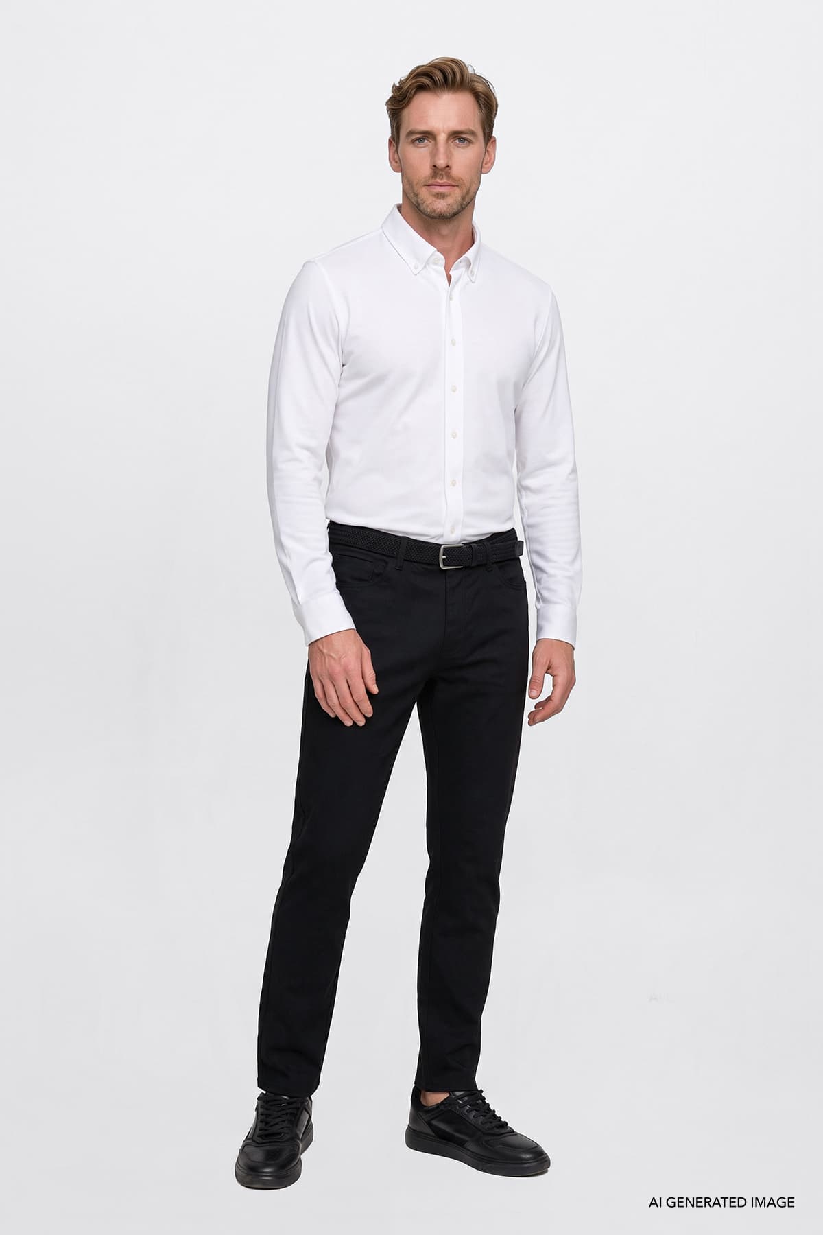 شلوار چینو مردانه AC&Co Altınyıldız Classics مشکی پنبهای Tapered Fit 5 جیب دیاگونال کشدار شلوار چینو مردانه AC&Co Altınyıldız Classics مشکی پنبهای Tapered Fit 5 جیب دیاگونال کشدار