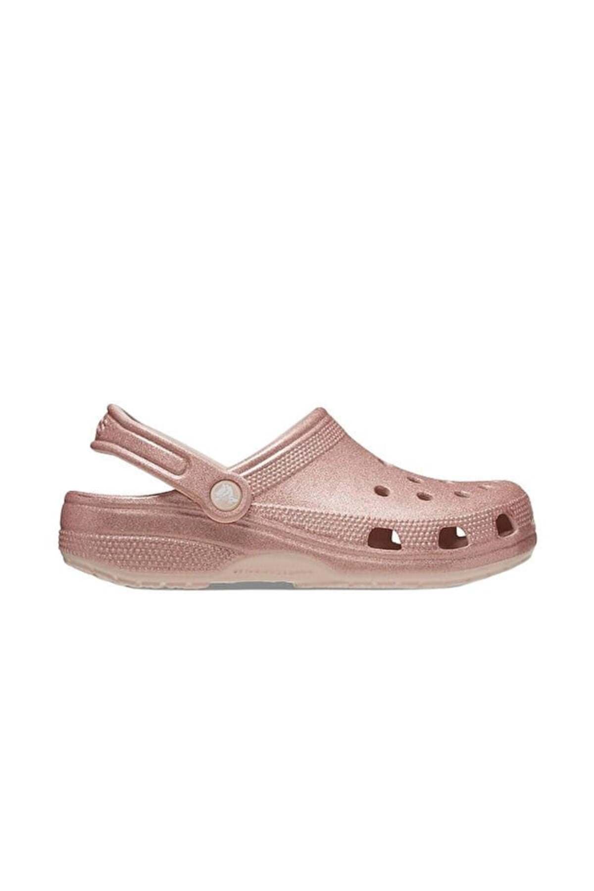 کفش کلاگ یونیسکس Crocs Classic Glitter پودری مدل 205942_6WV کفش کلاگ یونیسکس Crocs Classic Glitter پودری مدل 205942_6WV