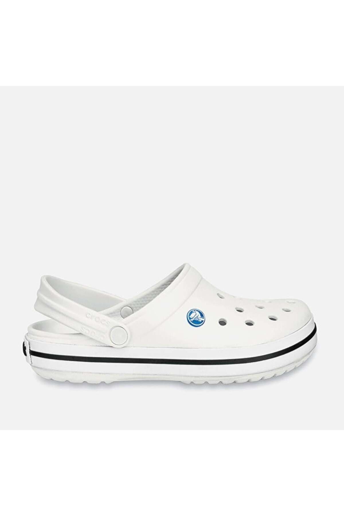 دمپایی یونیسکس Crocs Crocband سفید مدل 11016_100 دمپایی یونیسکس Crocs Crocband سفید مدل 11016_100