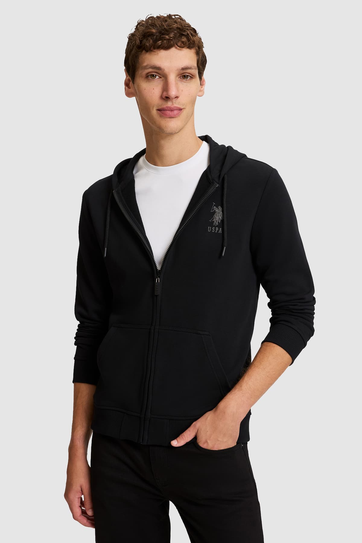 کاردیگان بافتنی مردانه U.S. Polo Assn. مشکی مدل 50329420-VR046 کاردیگان بافتنی مردانه U.S. Polo Assn. مشکی مدل 50329420-VR046