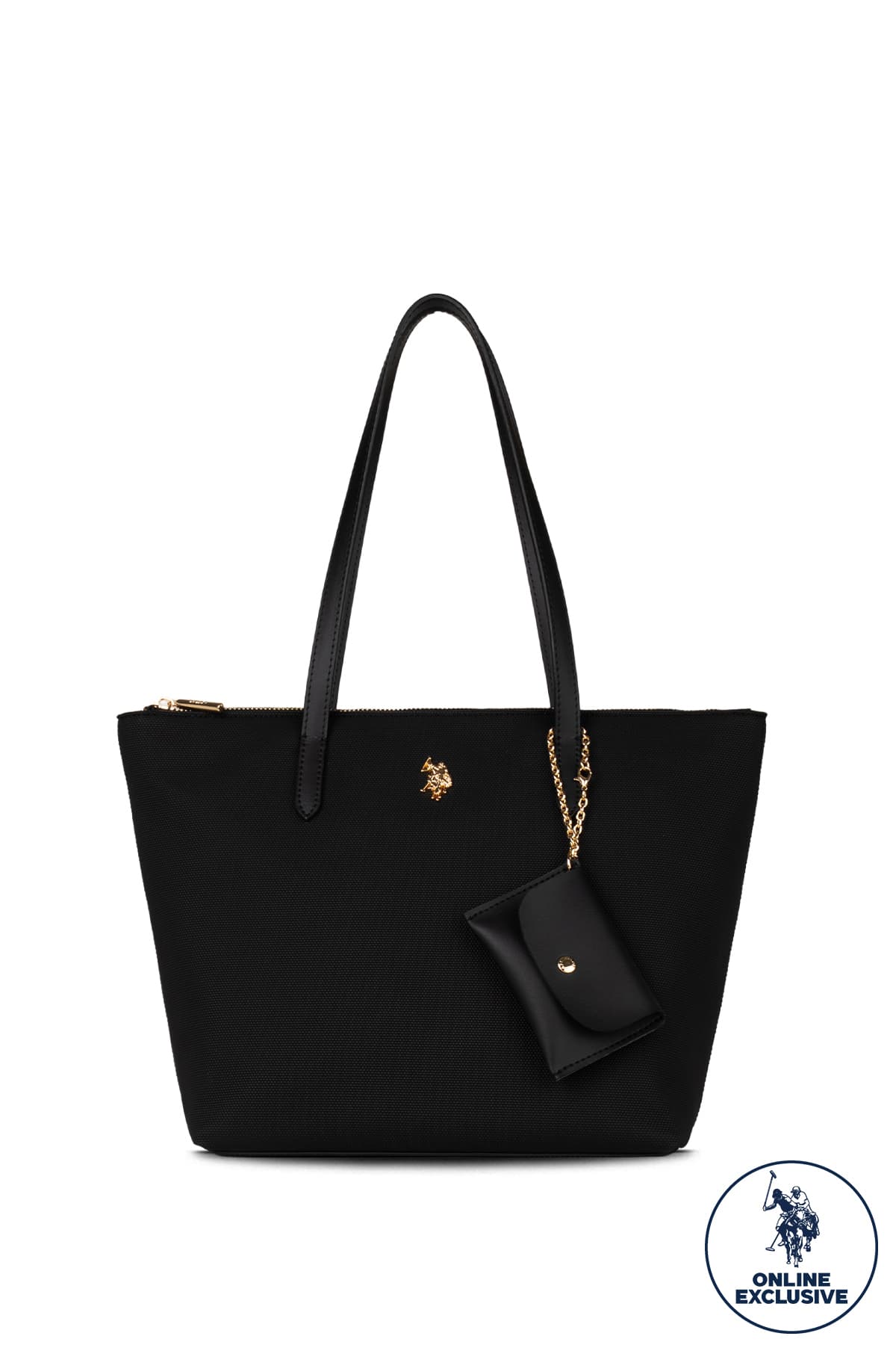 کیف دوشی زنانه U.S. Polo Assn. سیاه مدل Us26303 کیف دوشی زنانه U.S. Polo Assn. سیاه مدل Us26303