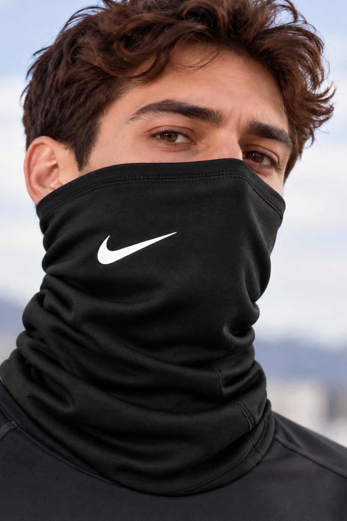 بوف گردنی یونیسکس Nike مشکی محافظ صورت ورزشی بوف گردنی یونیسکس Nike مشکی محافظ صورت ورزشی
