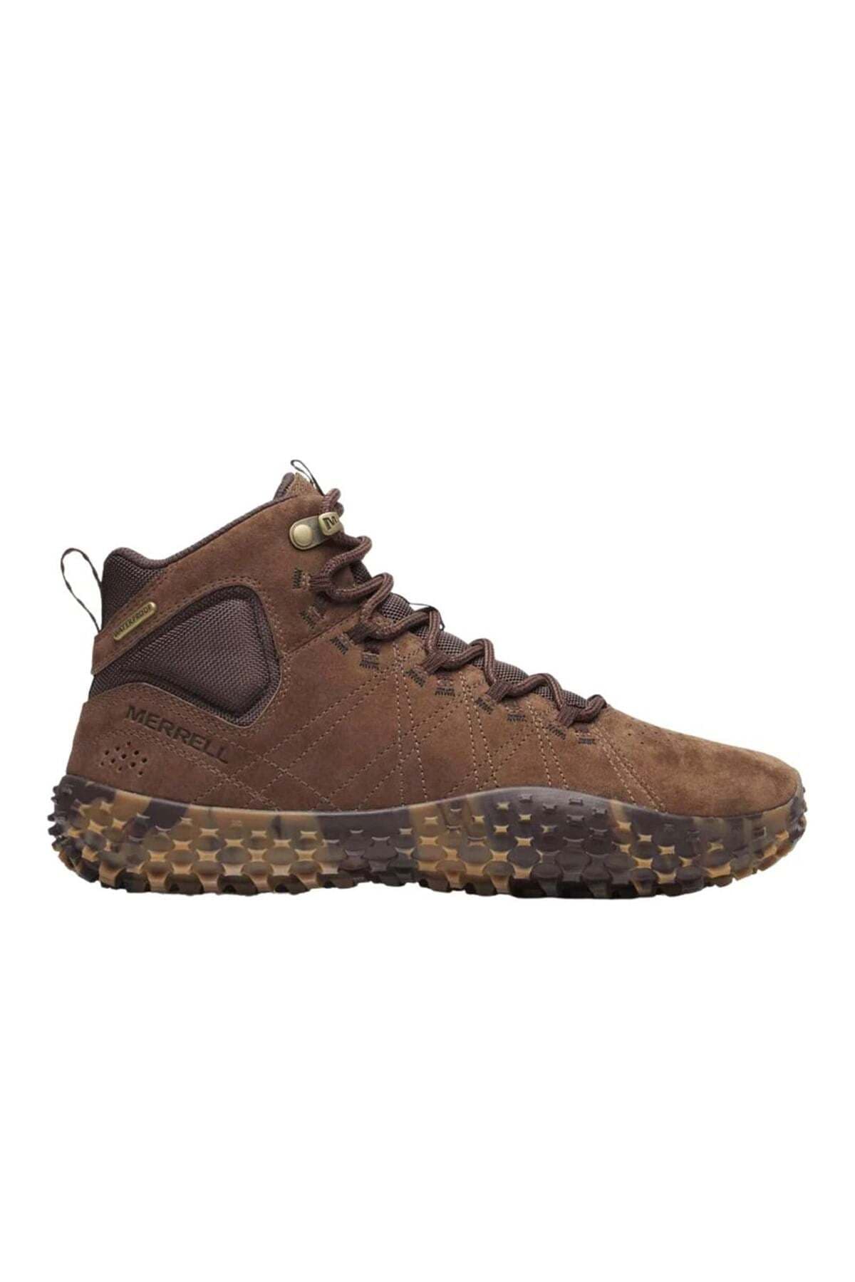 بوت مردانه Merrell چرم طبیعی ضدآب قهوهای مدل Wrapt Mid WP بوت مردانه Merrell چرم طبیعی ضدآب قهوهای مدل Wrapt Mid WP