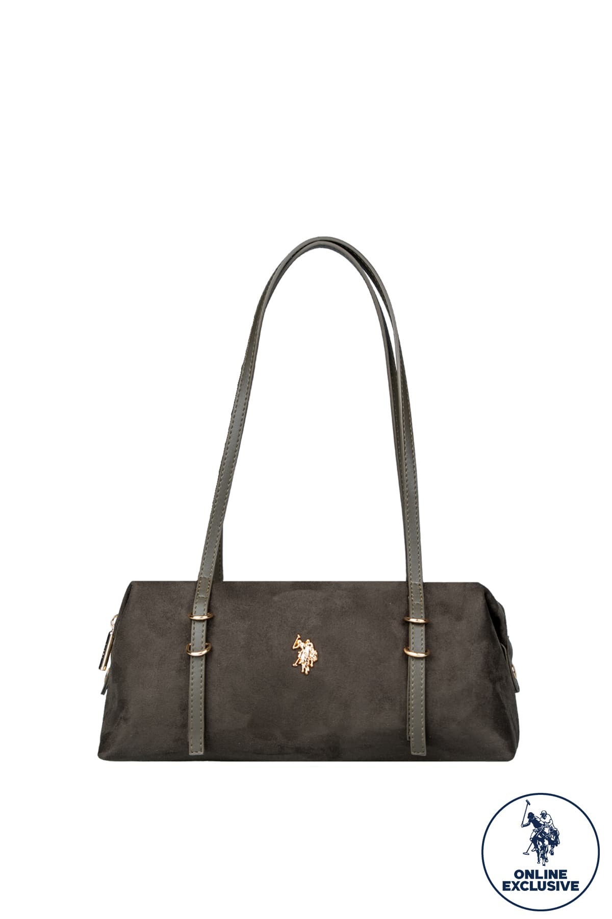 کیف دوشی زنانه U.S. Polo Assn. خاکی مدل Us26311 کیف دوشی زنانه U.S. Polo Assn. خاکی مدل Us26311