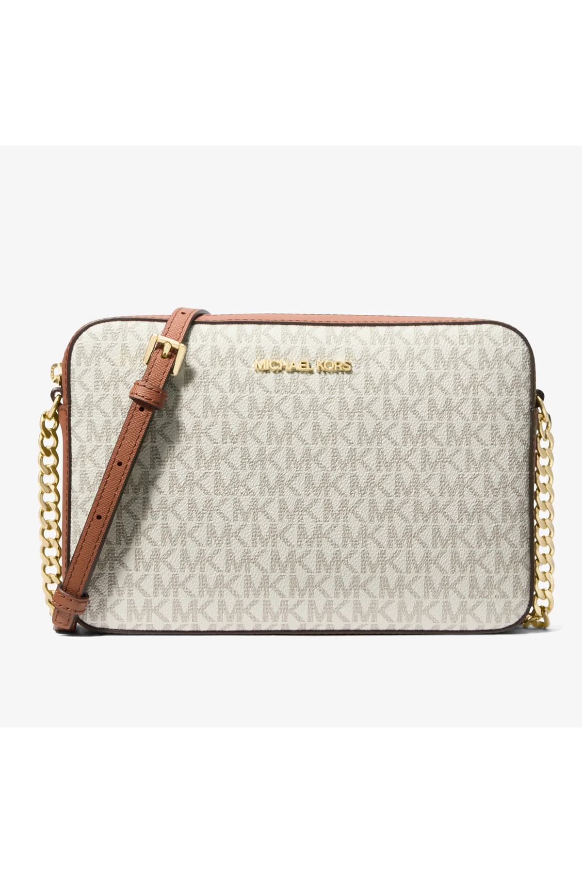 کیف کراسبادی زنانه Michael Kors Jet Set با لوگوی بزرگ کیف کراسبادی زنانه Michael Kors Jet Set با لوگوی بزرگ