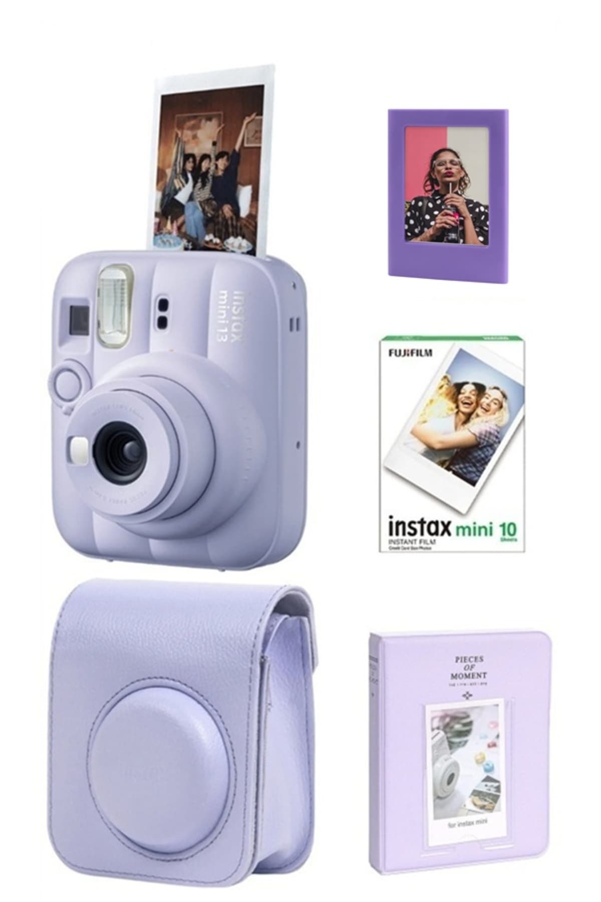 دوربین فوری Fujifilm Instax Mini 13 با کیف، فیلم 10تایی، آلبوم 64تایی و قاب مغناطیسی دوربین فوری Fujifilm Instax Mini 13 با کیف، فیلم 10تایی، آلبوم 64تایی و قاب مغناطیسی