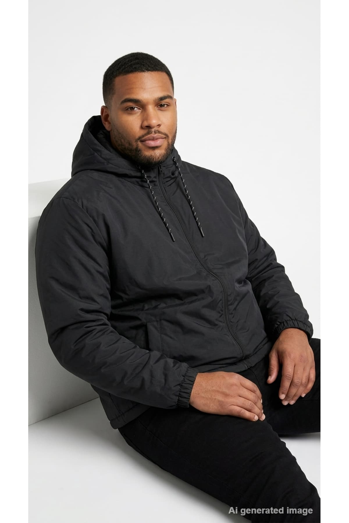 کاپشن مردانه Jack & Jones مشکی کلاهدار فیت معمولی مدل JCOFUSION LOCK 12302944 کاپشن مردانه Jack & Jones مشکی کلاهدار فیت معمولی مدل JCOFUSION LOCK 12302944