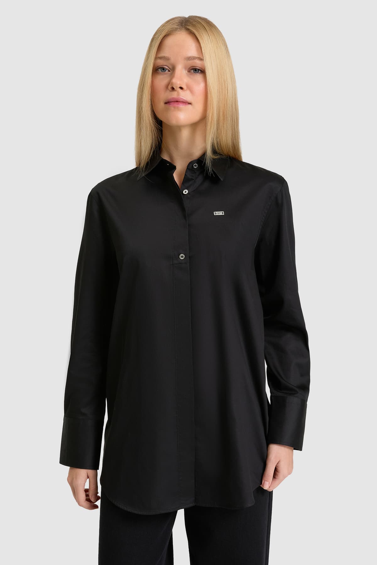 پیراهن زنانه U.S. Polo Assn. مشکی آستین بلند مدل 50329499-VR046 پیراهن زنانه U.S. Polo Assn. مشکی آستین بلند مدل 50329499-VR046
