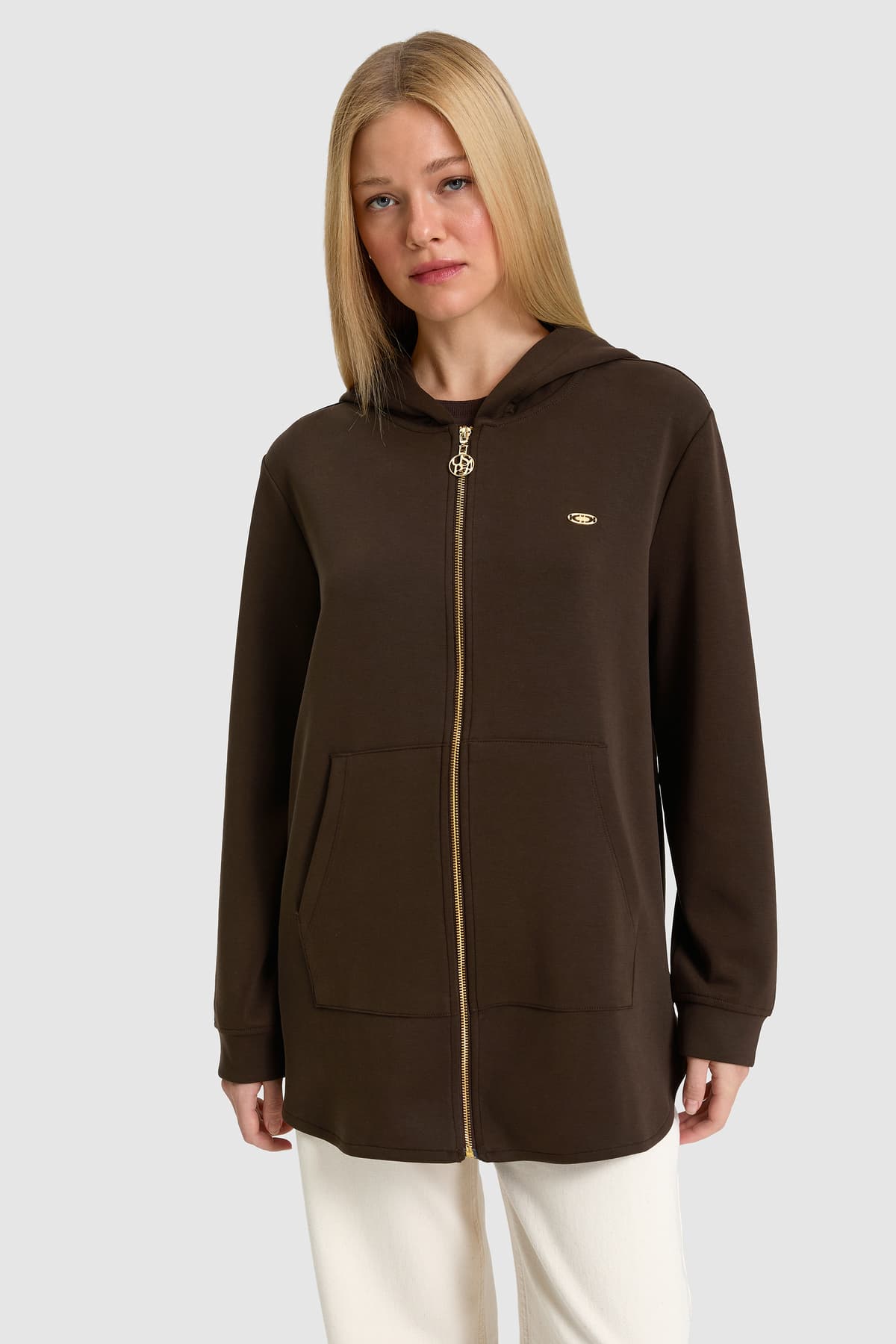 سوئیشرت زنانه U.S. Polo Assn. قهوهای تیره مدل 50326767-VR084 سوئیشرت زنانه U.S. Polo Assn. قهوهای تیره مدل 50326767-VR084