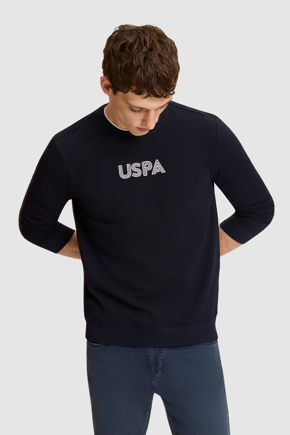 سوئیشرت مردانه U.S. Polo Assn. سرمهای مدل 50329407-VR033 سوئیشرت مردانه U.S. Polo Assn. سرمهای مدل 50329407-VR033