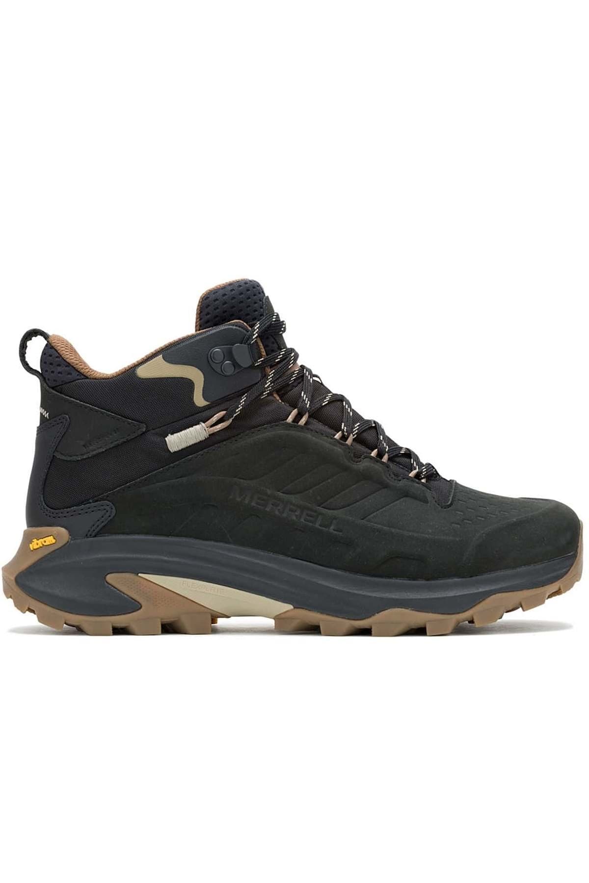 کفش اوتدور مردانه Merrell مشکی Mid ضدآب مدل Moab Speed 2 کفش اوتدور مردانه Merrell مشکی Mid ضدآب مدل Moab Speed 2