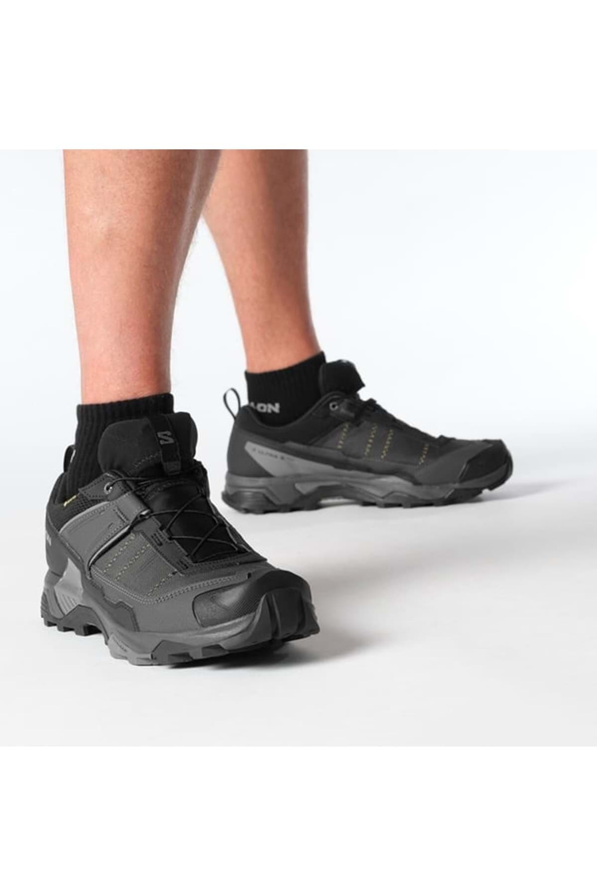 کفش پیادهروی و دویدن مردانه Salomon Gore-Tex مدل X Ultra 5 مشکی کفش پیادهروی و دویدن مردانه Salomon Gore-Tex مدل X Ultra 5 مشکی