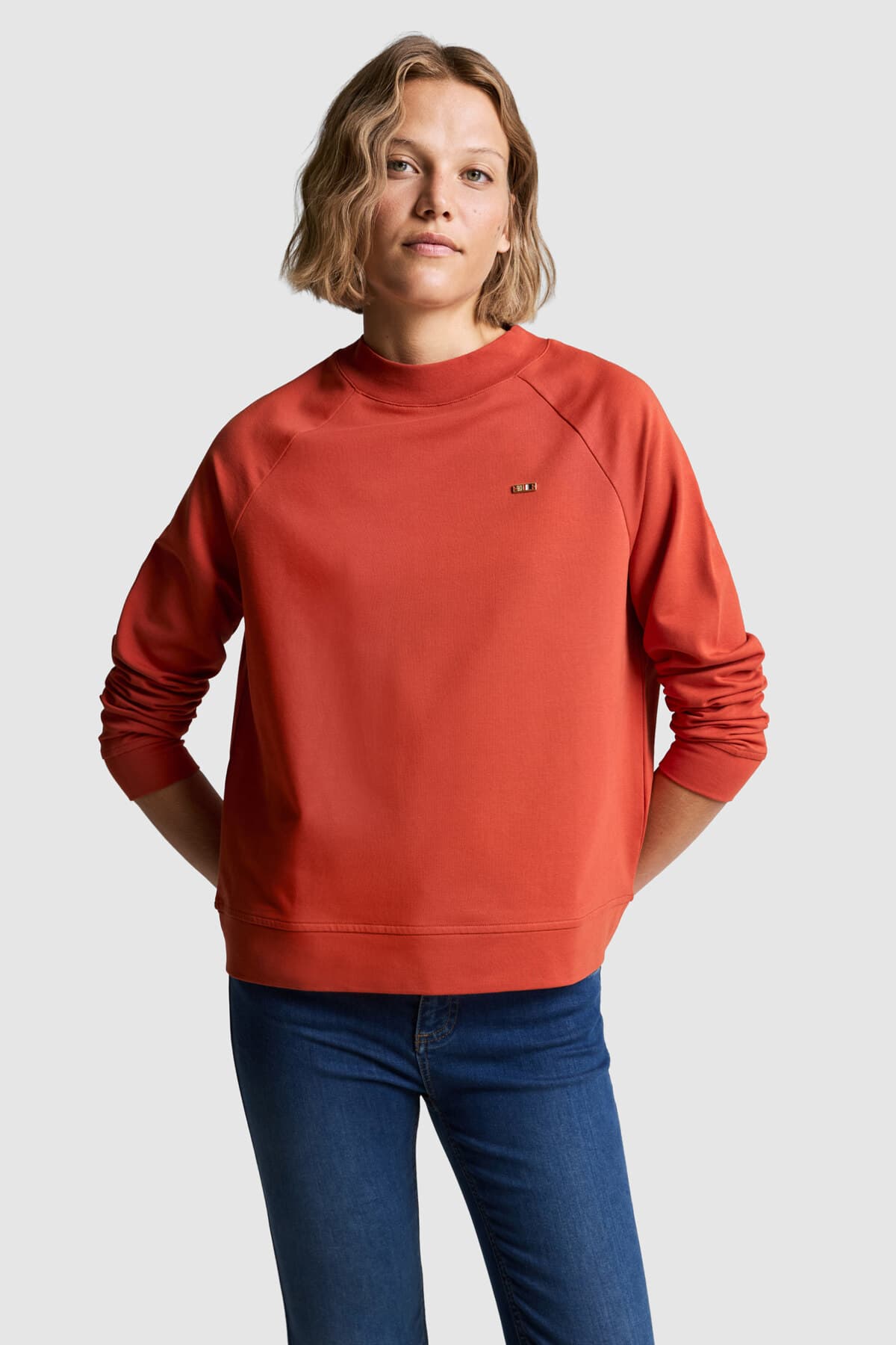سویشرت زنانه U.S. Polo Assn. قرمز آجری ساده مدل 50328980-VR206 سویشرت زنانه U.S. Polo Assn. قرمز آجری ساده مدل 50328980-VR206