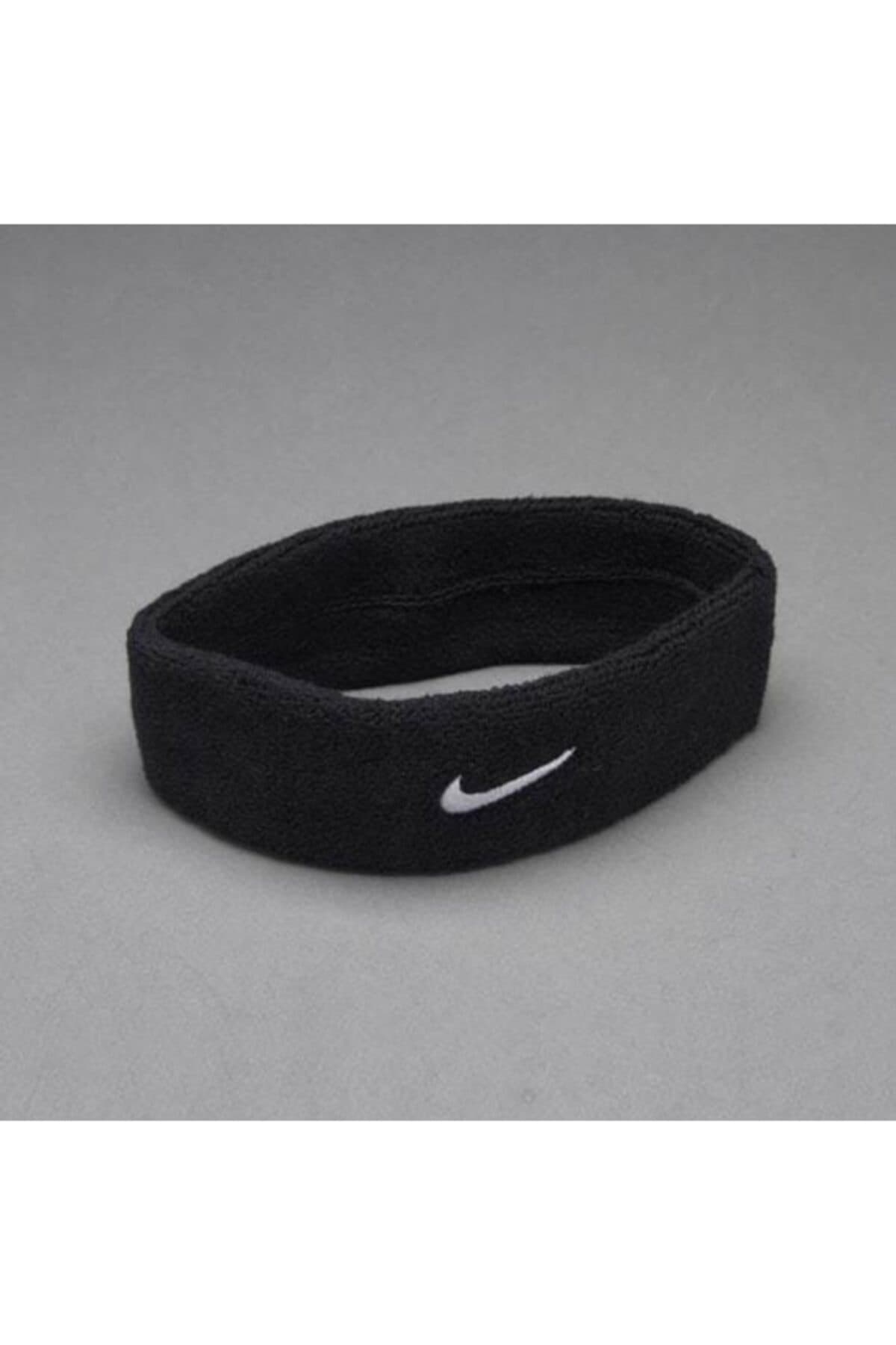هدبند حولهای Nike Swoosh مشکی هدبند حولهای Nike Swoosh مشکی