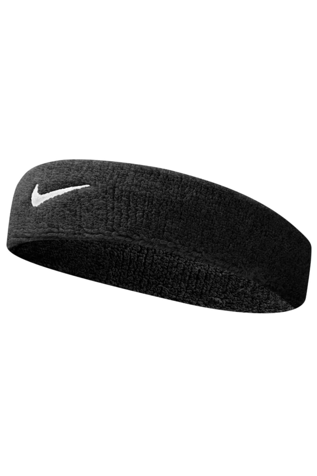 هدبند حولهای Nike Swoosh مشکی هدبند حولهای Nike Swoosh مشکی