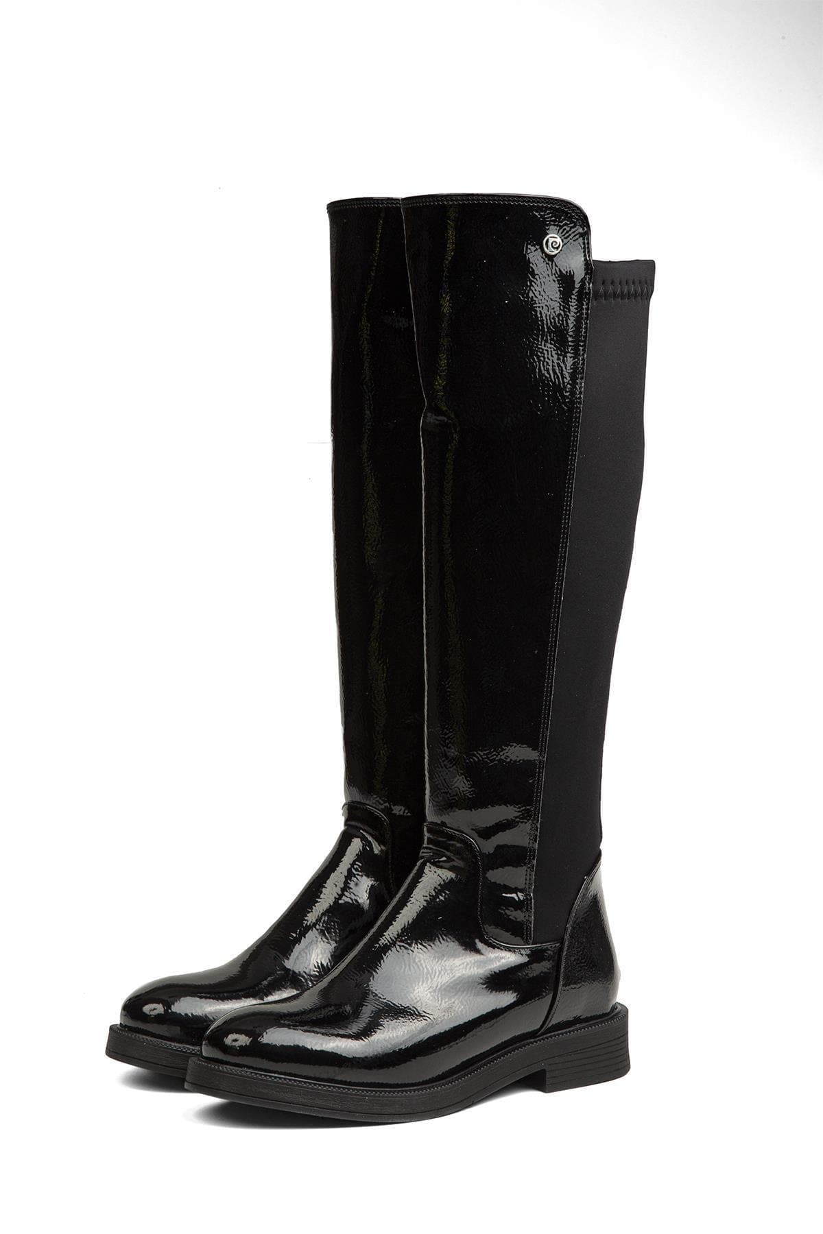 چکمه زنانه Pierre Cardin مشکی چروکیده مدل PC-52066-3076 چکمه زنانه Pierre Cardin مشکی چروکیده مدل PC-52066-3076