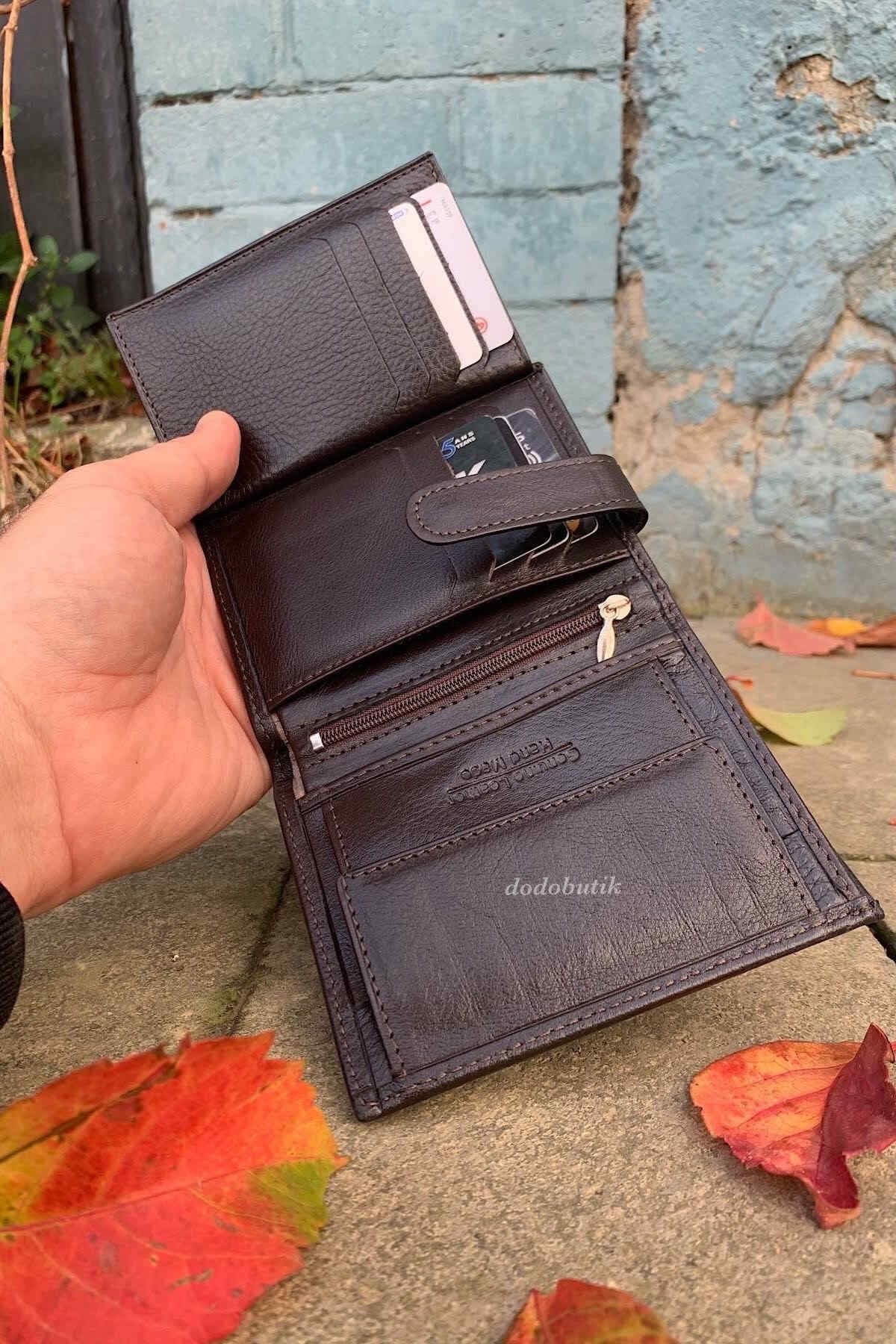 کیف پول مردانه Dodo4men از چرم طبیعی 12cm X 9cm کیف پول مردانه Dodo4men از چرم طبیعی 12cm X 9cm