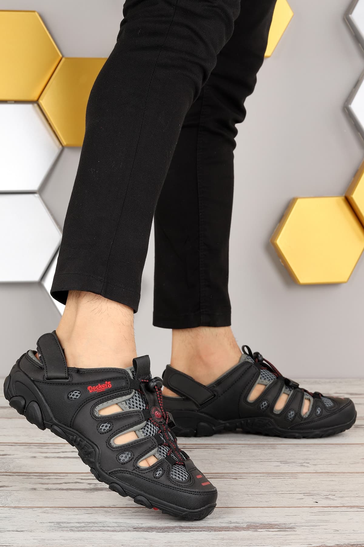 صندل مردانه Dockers روزمره چسبدار مدل 216504 صندل مردانه Dockers روزمره چسبدار مدل 216504