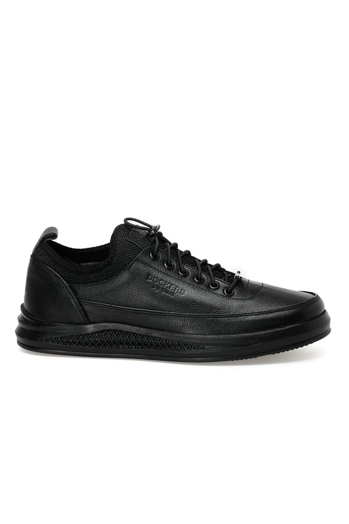 کفش مردانه Dockers چرم طبیعی مشکی مدل 227225 کفش مردانه Dockers چرم طبیعی مشکی مدل 227225