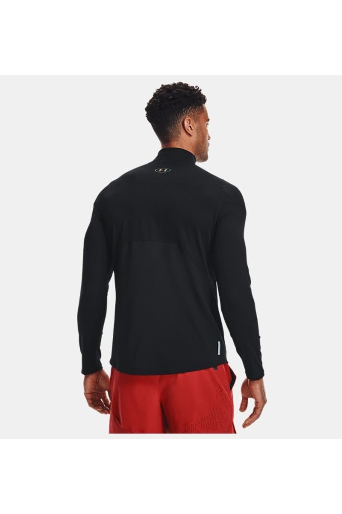 بلوز مردانه Under Armour یقه نیمزیپ RUSH ColdGear مدل 1366059-001 بلوز مردانه Under Armour یقه نیمزیپ RUSH ColdGear مدل 1366059-001