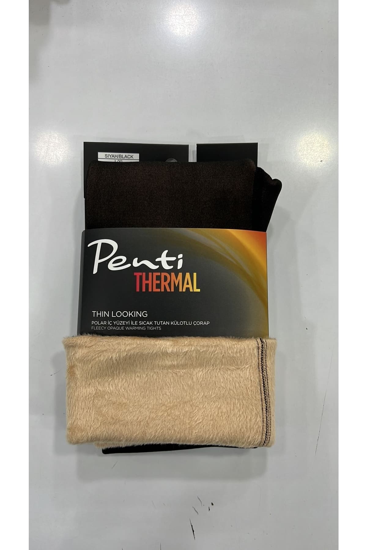 جوراب شلواری زنانه Penti زمستانی پولار نرم رنگ پوستی توری مشکی Thin Looking جوراب شلواری زنانه Penti زمستانی پولار نرم رنگ پوستی توری مشکی Thin Looking