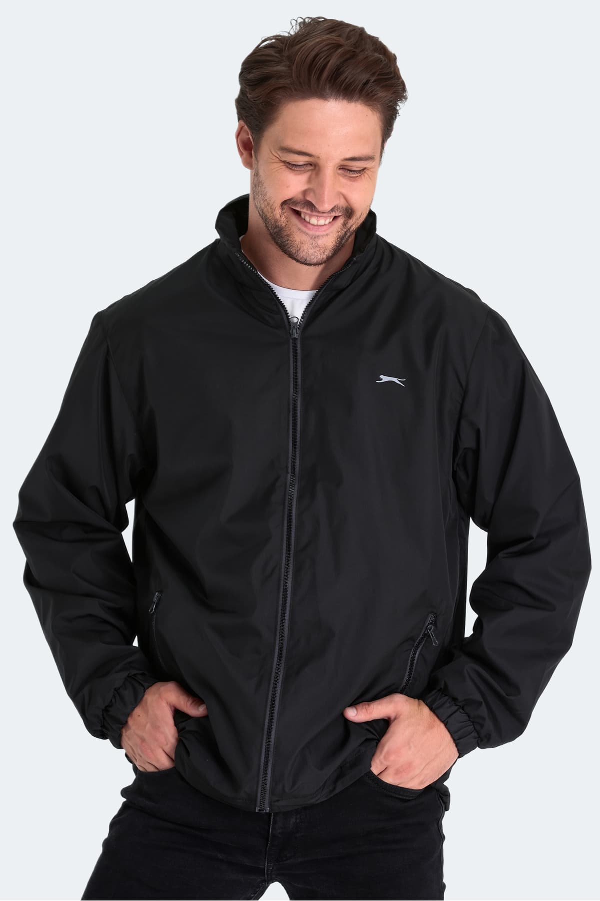 بارانی مردانه Slazenger مشکی مدل RAREN بارانی مردانه Slazenger مشکی مدل RAREN