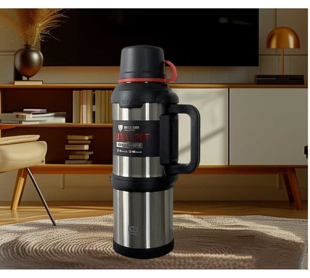 فلاسک استیل 4 لیتری carpto فلاسک استیل 4 لیتری carpto