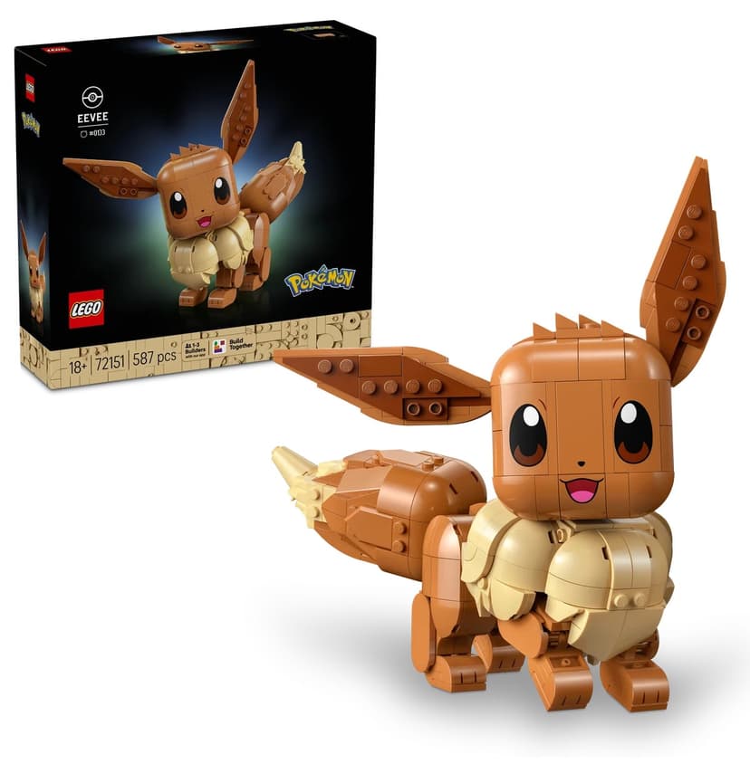 لگو 72151 Pokémon Eevee مدل تزئینی بزرگسالان (587 قطعه) لگو 72151 Pokémon Eevee مدل تزئینی بزرگسالان (587 قطعه)