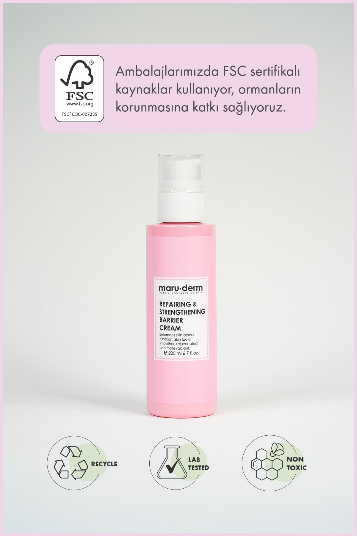 کرم مراقبت از پوست Maru.Derm ترمیمکننده و تقویتکننده سد دفاعی حاوی پانتنول و سرامید 200 ML کرم مراقبت از پوست Maru.Derm ترمیمکننده و تقویتکننده سد دفاعی حاوی پانتنول و سرامید 200 ML