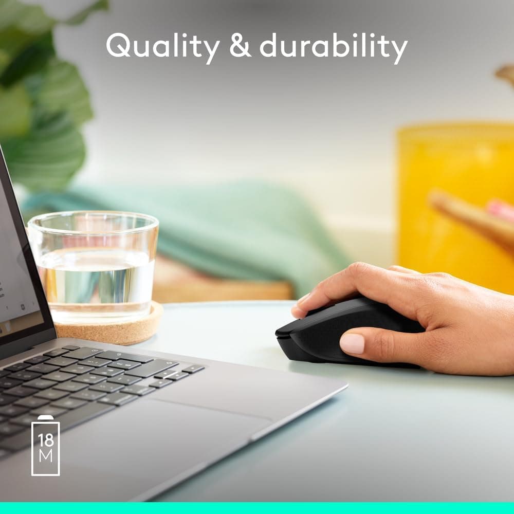 ماوس بیسیم Logitech با گیرنده USB Nano مشکی مدل M280 ماوس بیسیم Logitech با گیرنده USB Nano مشکی مدل M280